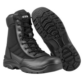 Men's Military Tactical Boots 8 Inch Breathable Side Zipper US Size 10.5