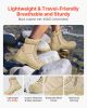 Men's Military Tactical Boots 8 Inch Sand-color Side Zipper US Size 11