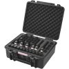 VEVOR Hard Pistol Cases with Pre-cut PU Foam, Waterproof & Dustproof Hard Gun Case for 1 Pistol, 19.3Ã—17.1Ã—8.3 in Lockable Pistol Case, Black