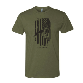 Freedom Flyer Military Green duck shirt (size: large)