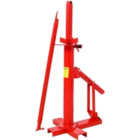 Portable Manual Tire Changer 8 Inch To 16 Inch Tire Changer Bead Remover Installation Tool Manual Steel Tire Changing Tool For Car Truck Home Gar (Color: Red)